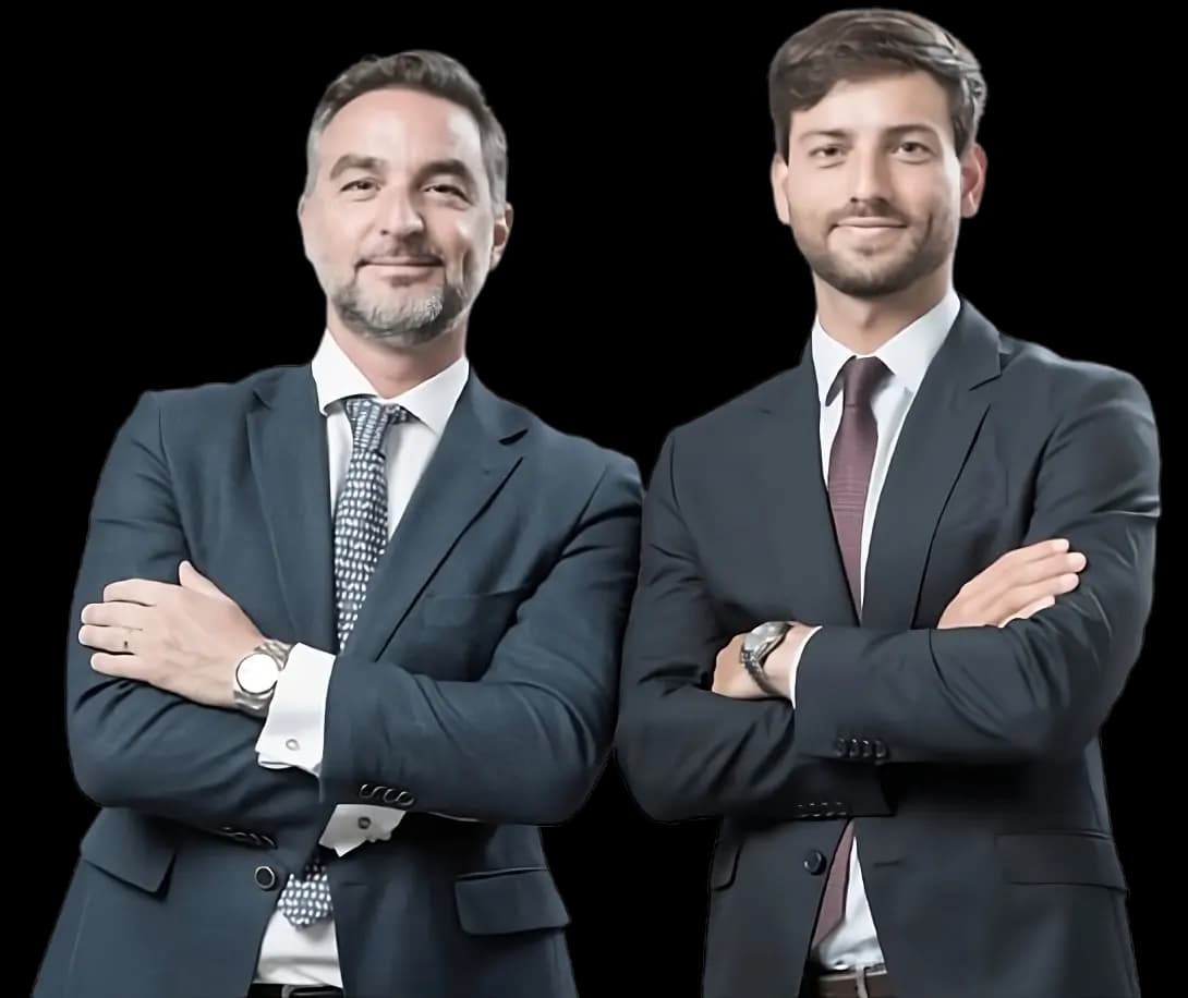Equipo de abogados de Distrito Legal — Xavi Abat y Andrés Millán